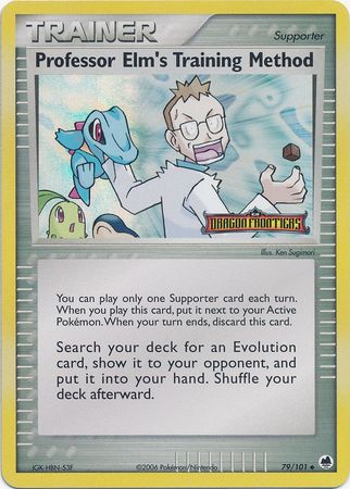 Professor Elm's Training Method (79/101) (Stamped) [EX: Dragon Frontiers] | Kessel Run Games Inc. 