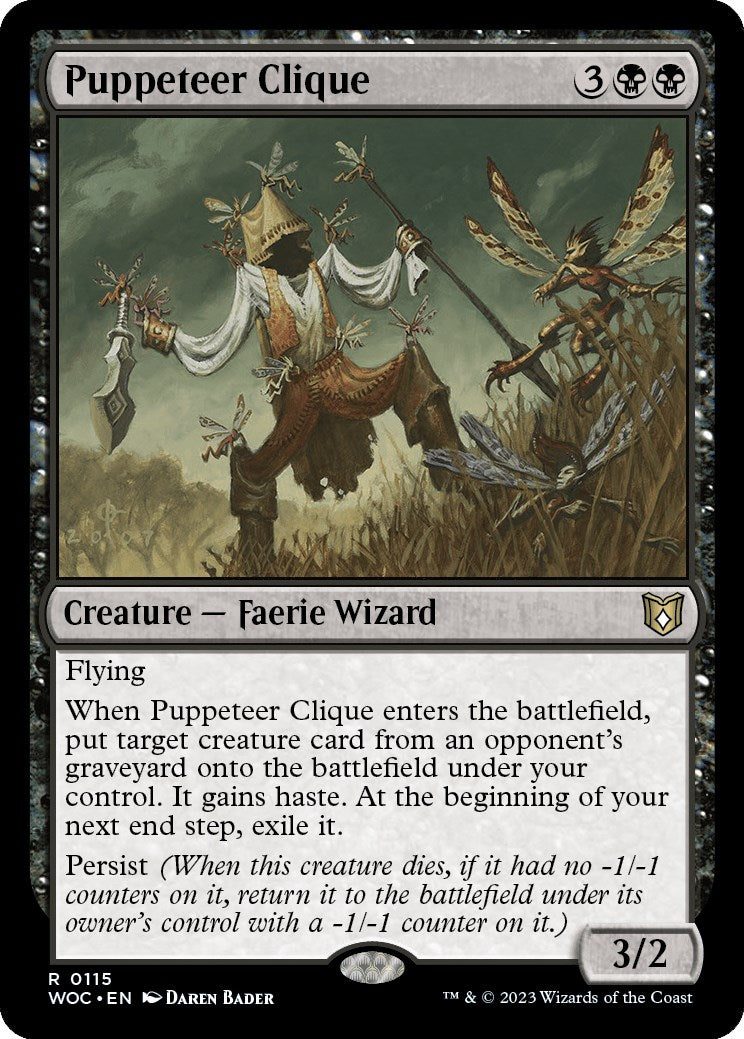 Puppeteer Clique [Wilds of Eldraine Commander] | Kessel Run Games Inc. 