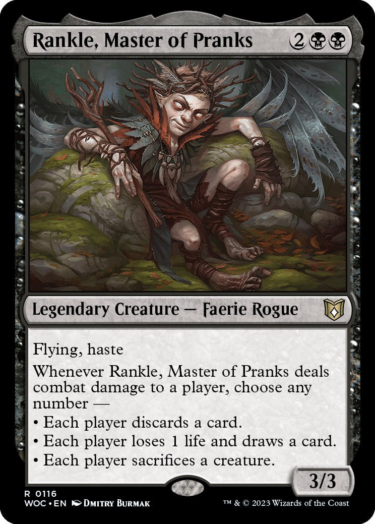 Rankle, Master of Pranks [Wilds of Eldraine Commander] | Kessel Run Games Inc. 