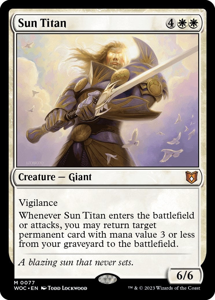 Sun Titan [Wilds of Eldraine Commander] | Kessel Run Games Inc. 