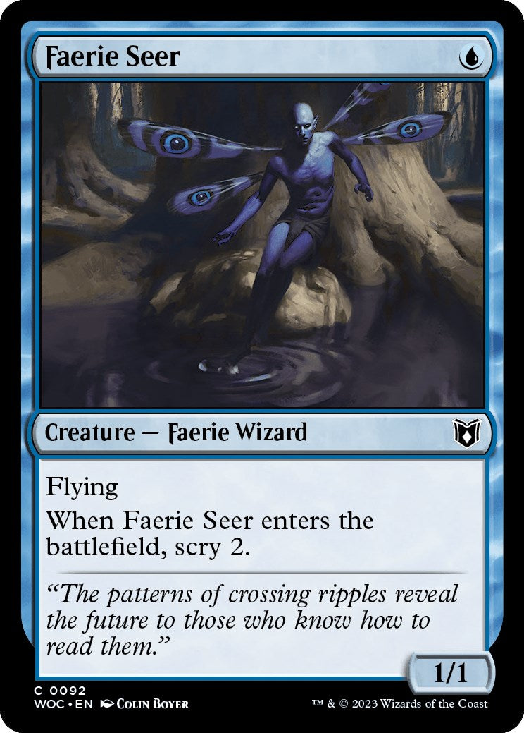 Faerie Seer [Wilds of Eldraine Commander] | Kessel Run Games Inc. 