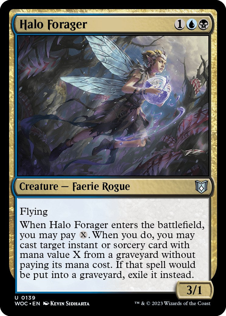 Halo Forager [Wilds of Eldraine Commander] | Kessel Run Games Inc. 