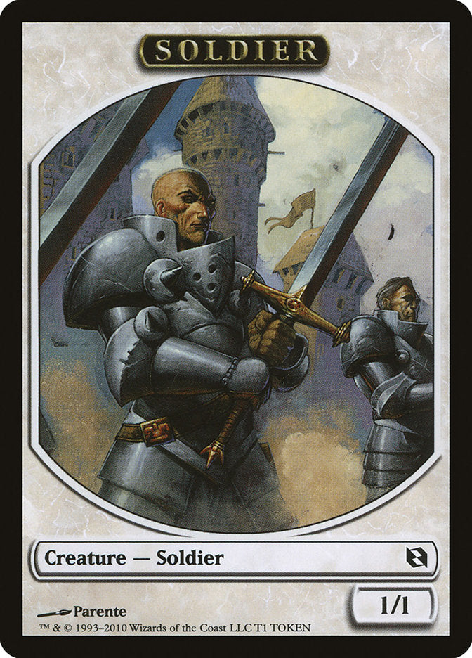 Soldier Token [Duel Decks: Elspeth vs. Tezzeret Tokens] | Kessel Run Games Inc. 