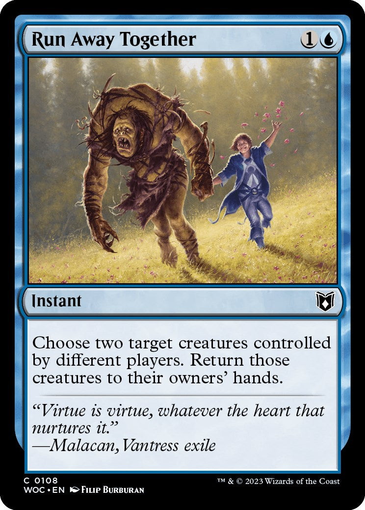 Run Away Together [Wilds of Eldraine Commander] | Kessel Run Games Inc. 