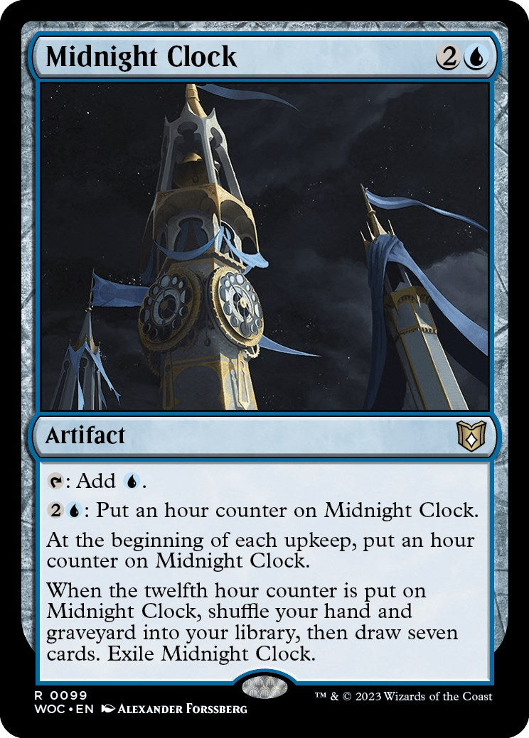 Midnight Clock [Wilds of Eldraine Commander] | Kessel Run Games Inc. 