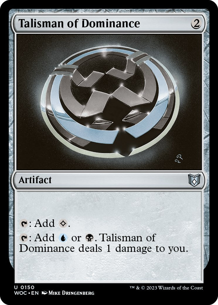 Talisman of Dominance [Wilds of Eldraine Commander] | Kessel Run Games Inc. 