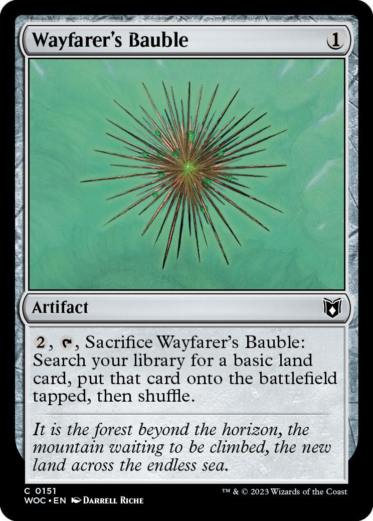 Wayfarer's Bauble [Wilds of Eldraine Commander] | Kessel Run Games Inc. 