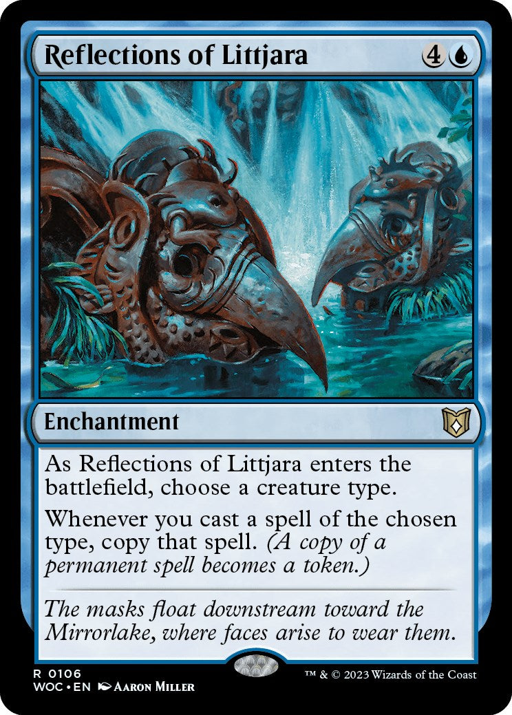 Reflections of Littjara [Wilds of Eldraine Commander] | Kessel Run Games Inc. 