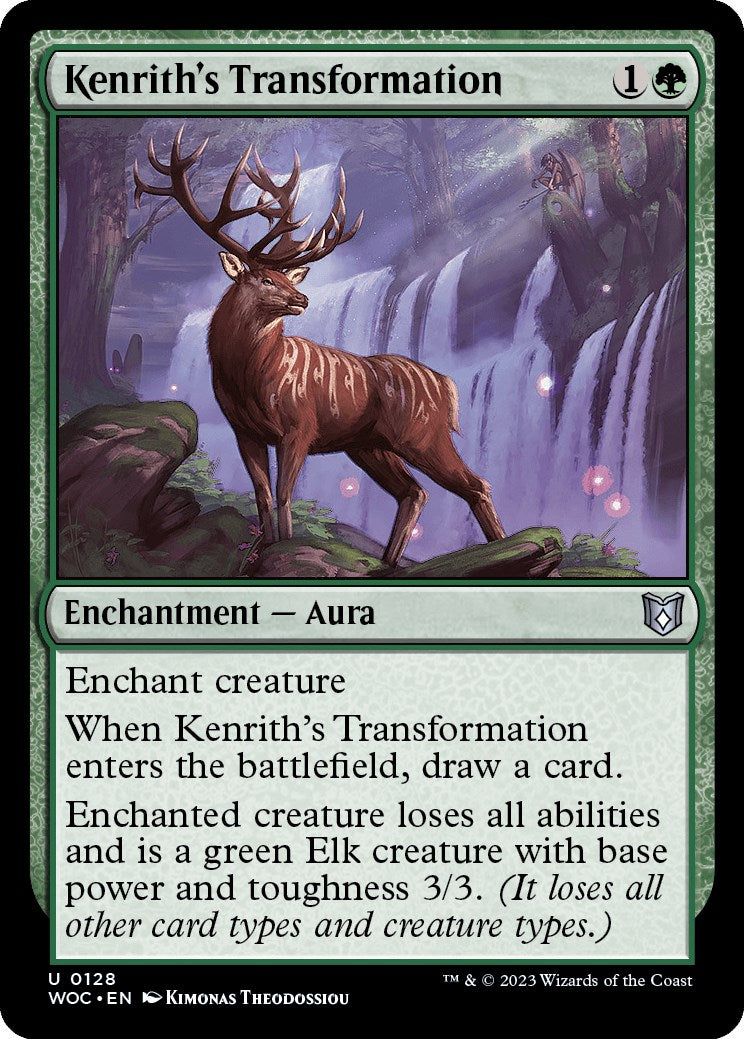 Kenrith's Transformation [Wilds of Eldraine Commander] | Kessel Run Games Inc. 