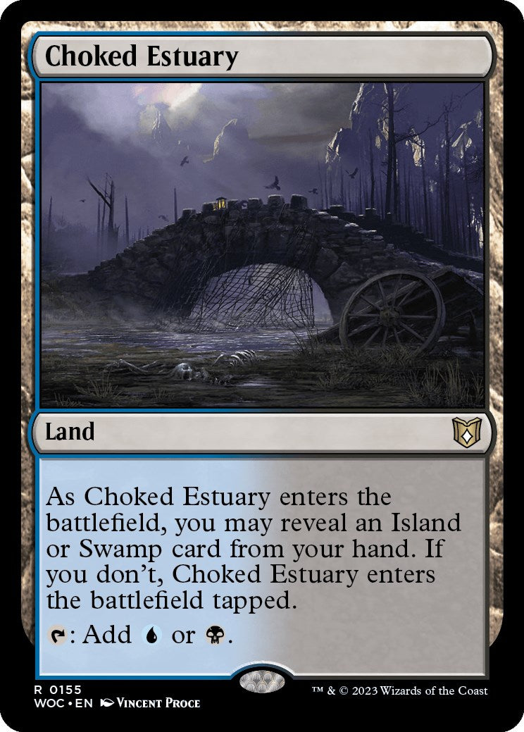 Choked Estuary [Wilds of Eldraine Commander] | Kessel Run Games Inc. 