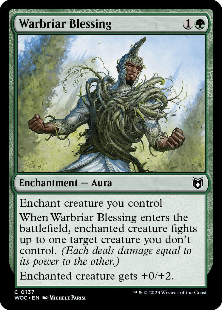 Warbriar Blessing [Wilds of Eldraine Commander] | Kessel Run Games Inc. 