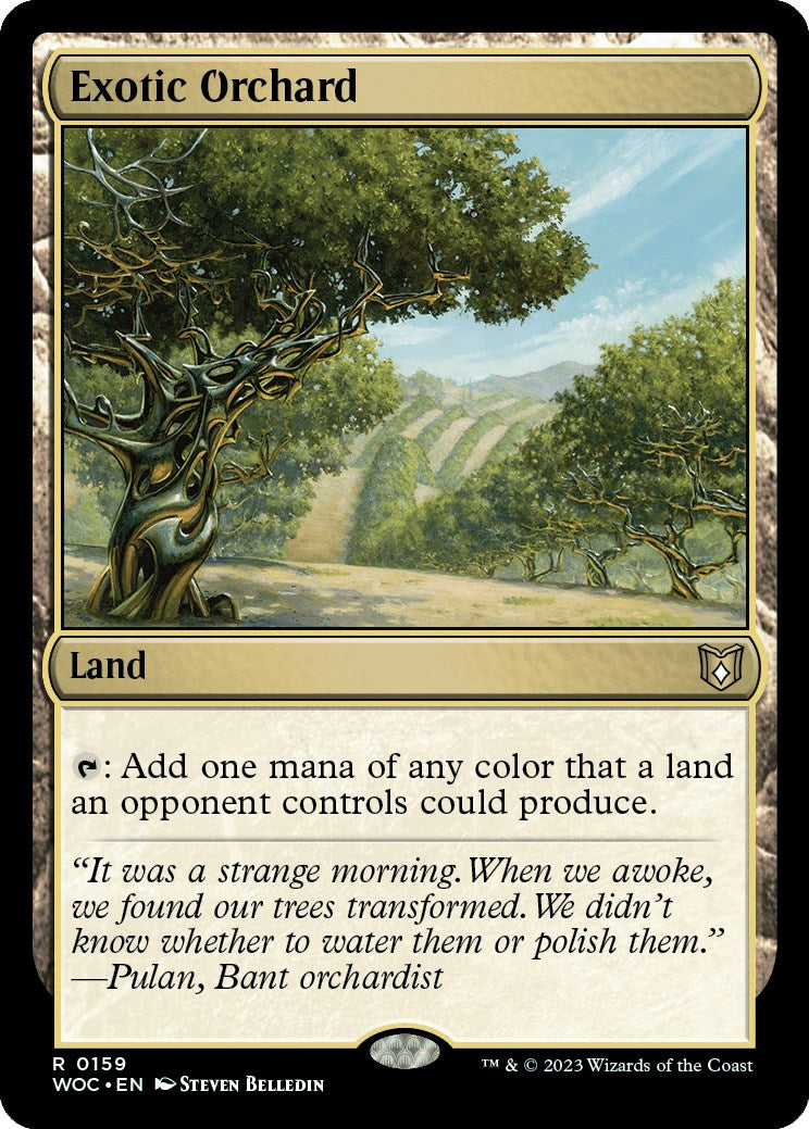 Exotic Orchard [Wilds of Eldraine Commander] | Kessel Run Games Inc. 