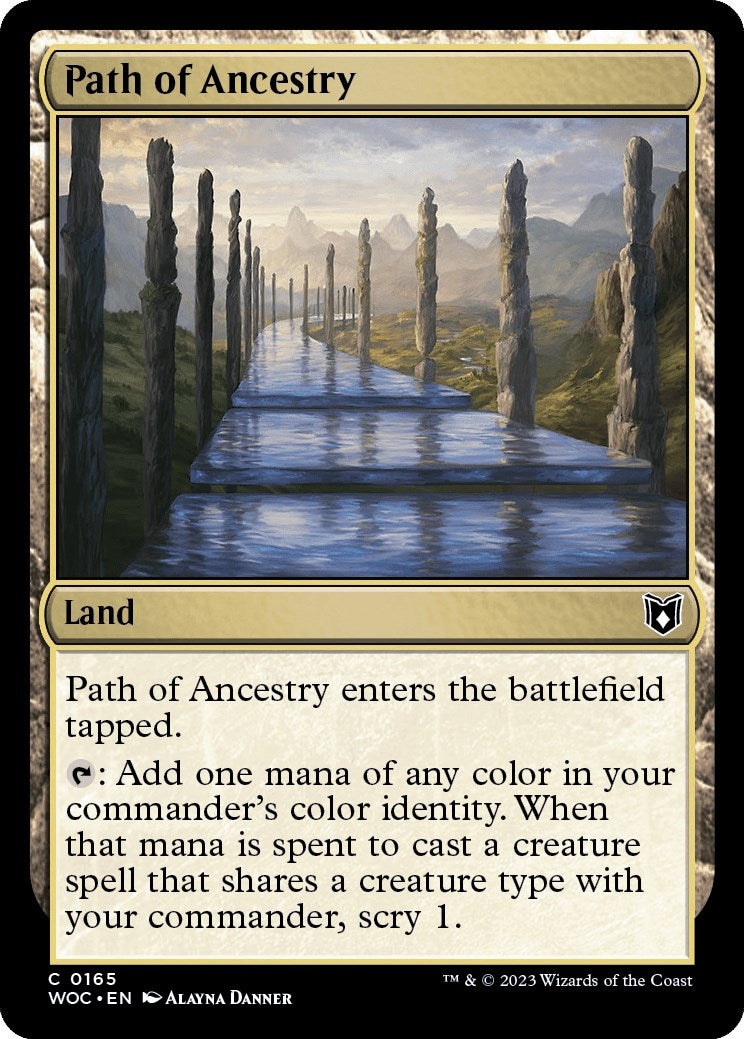 Path of Ancestry [Wilds of Eldraine Commander] | Kessel Run Games Inc. 