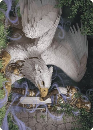 Dutiful Griffin Art Card [Wilds of Eldraine Art Series] | Kessel Run Games Inc. 