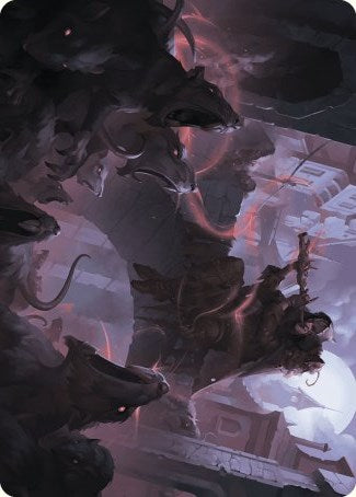 Gnawing Crescendo Art Card [Wilds of Eldraine Art Series] | Kessel Run Games Inc. 