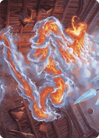 Scalding Viper Art Card [Wilds of Eldraine Art Series] | Kessel Run Games Inc. 