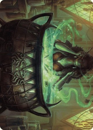 Agatha's Soul Cauldron Art Card [Wilds of Eldraine Art Series] | Kessel Run Games Inc. 