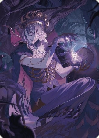 Necropotence Art Card [Wilds of Eldraine Art Series] | Kessel Run Games Inc. 