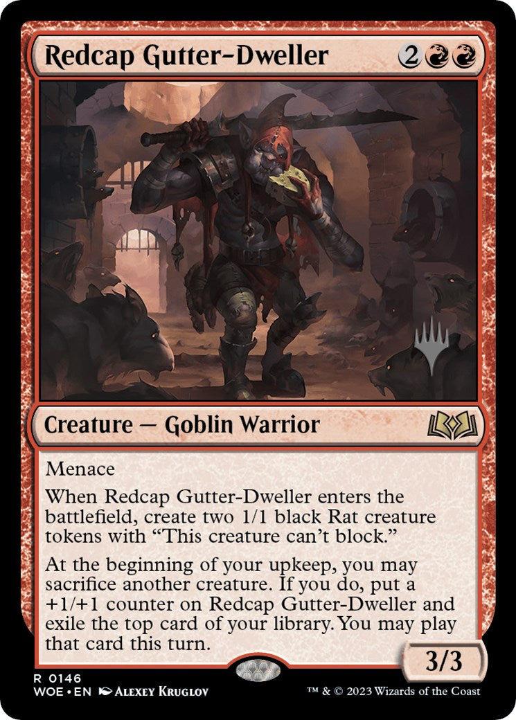 Redcap Gutter-Dweller (Promo Pack) [Wilds of Eldraine Promos] | Kessel Run Games Inc. 