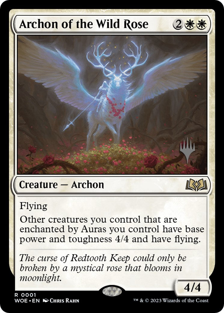 Archon of the Wild Rose (Promo Pack) [Wilds of Eldraine Promos] | Kessel Run Games Inc. 