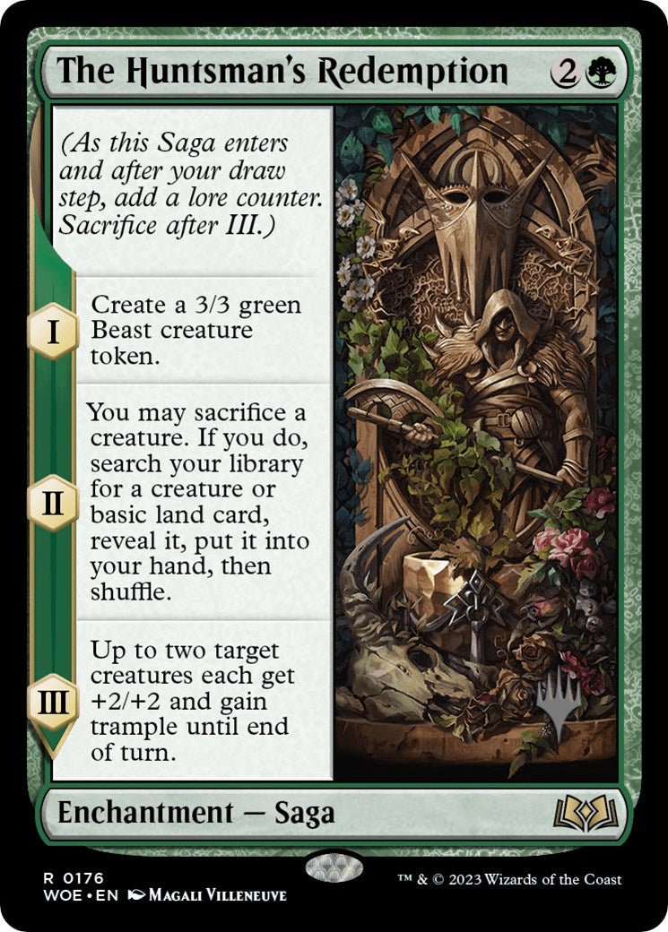 The Huntsman's Redemption (Promo Pack) [Wilds of Eldraine Promos] | Kessel Run Games Inc. 