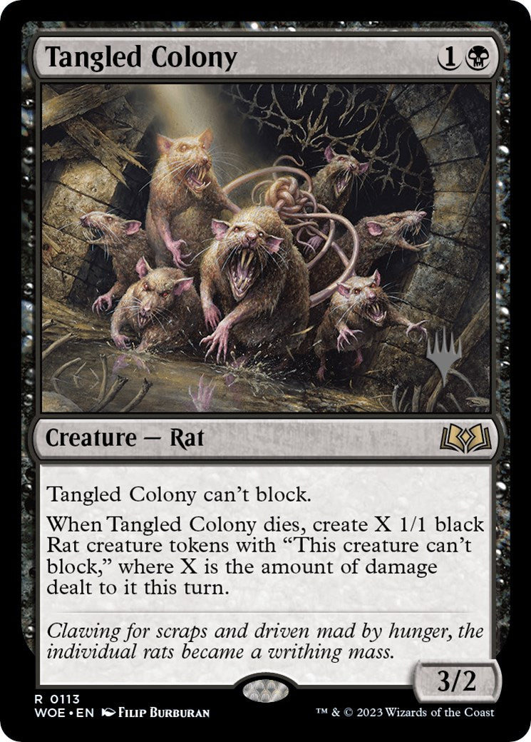 Tangled Colony (Promo Pack) [Wilds of Eldraine Promos] | Kessel Run Games Inc. 