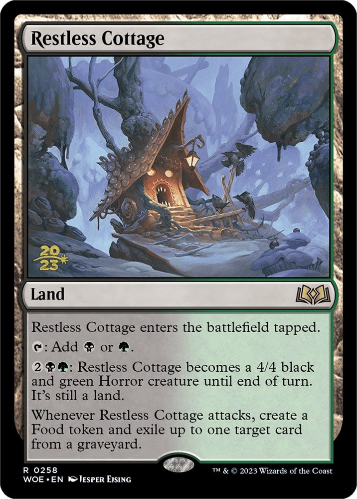 Restless Cottage [Wilds of Eldraine Prerelease Promos] | Kessel Run Games Inc. 