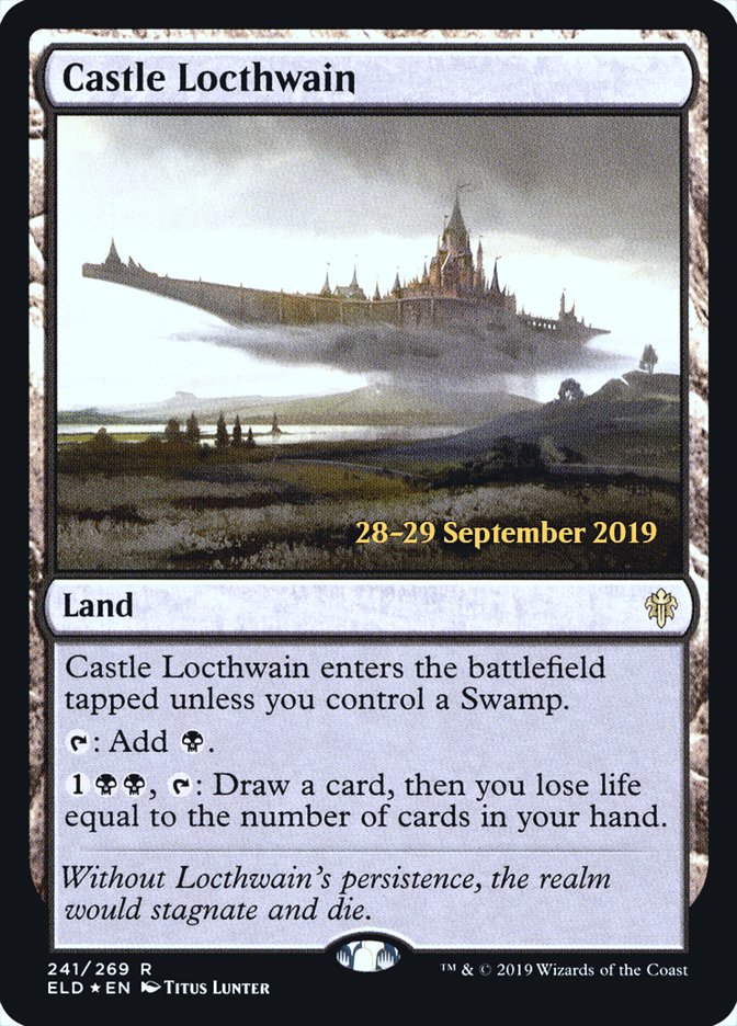 Castle Locthwain [Throne of Eldraine Prerelease Promos] | Kessel Run Games Inc. 