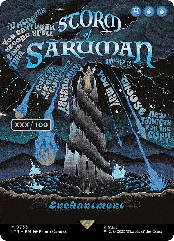 Storm of Saruman (Borderless Poster) (Serialized) [The Lord of the Rings: Tales of Middle-Earth] | Kessel Run Games Inc. 