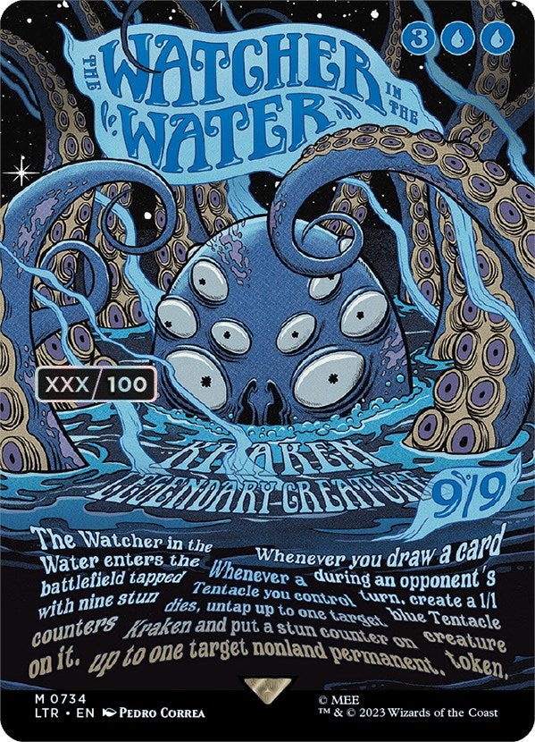 The Watcher in the Water (Borderless Poster) (Serialized) [The Lord of the Rings: Tales of Middle-Earth] | Kessel Run Games Inc. 