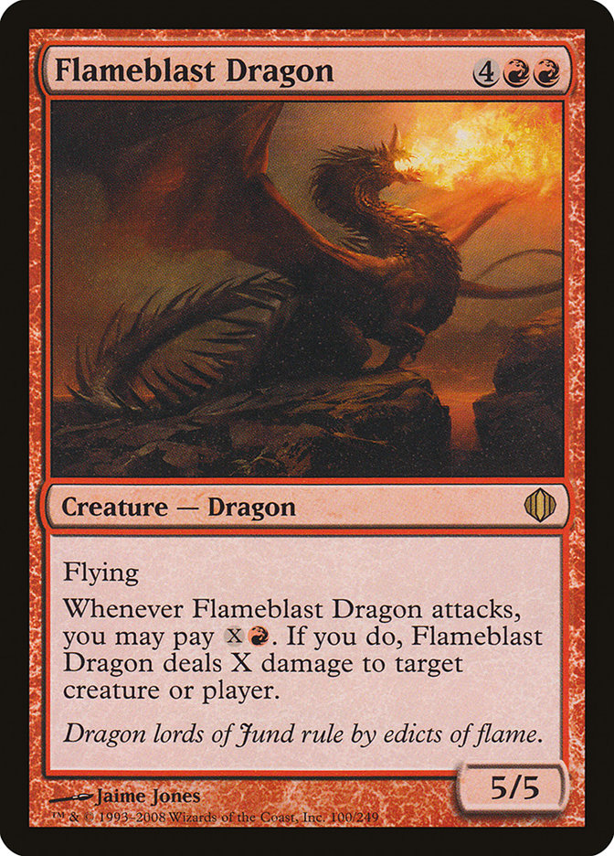 Flameblast Dragon [Shards of Alara] | Kessel Run Games Inc. 