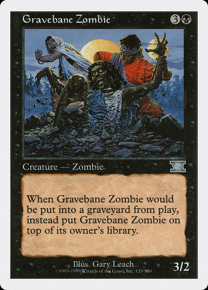Gravebane Zombie [Classic Sixth Edition] | Kessel Run Games Inc. 