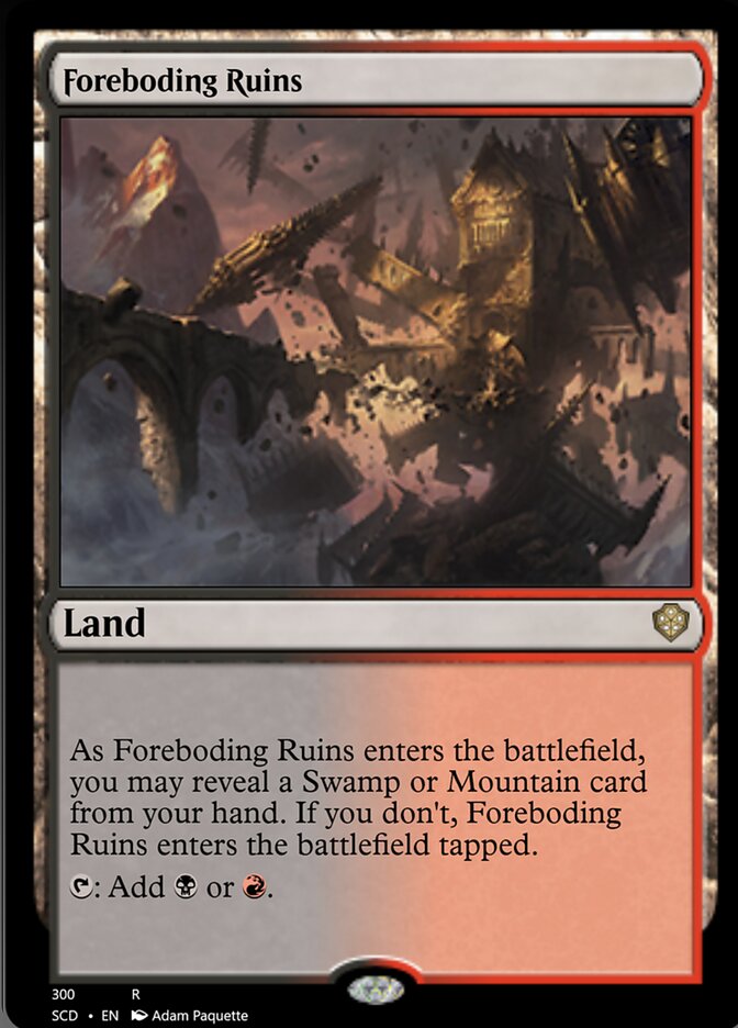 Foreboding Ruins [Starter Commander Decks] | Kessel Run Games Inc. 