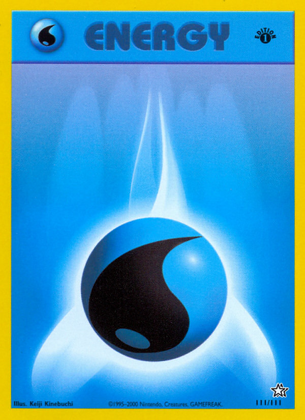 Water Energy (111/111) [Neo Genesis 1st Edition] | Kessel Run Games Inc. 