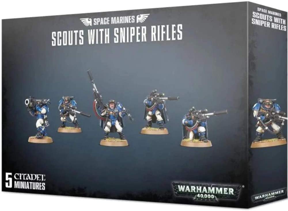 Space Marine Scout Squad with sniper rifles | Kessel Run Games Inc. 