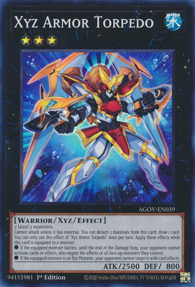 Xyz Armor Torpedo [AGOV-EN039] Super Rare | Kessel Run Games Inc. 