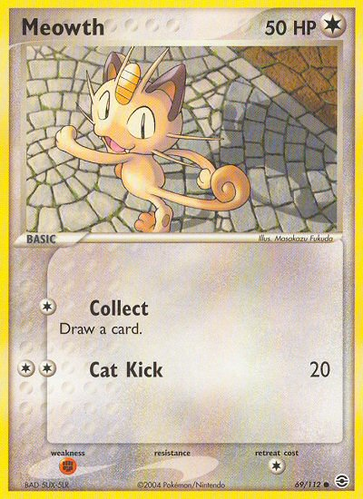 Meowth (69/112) [EX: FireRed & LeafGreen] | Kessel Run Games Inc. 