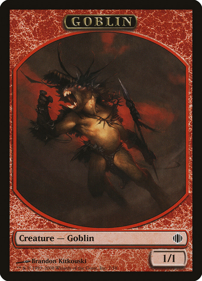 Goblin Token [Shards of Alara Tokens] | Kessel Run Games Inc. 