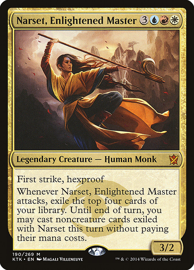 Narset, Enlightened Master [Khans of Tarkir] | Kessel Run Games Inc. 