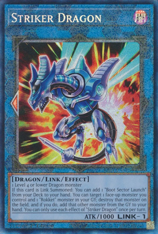 Striker Dragon [RA01-EN046] Prismatic Collector's Rare | Kessel Run Games Inc. 