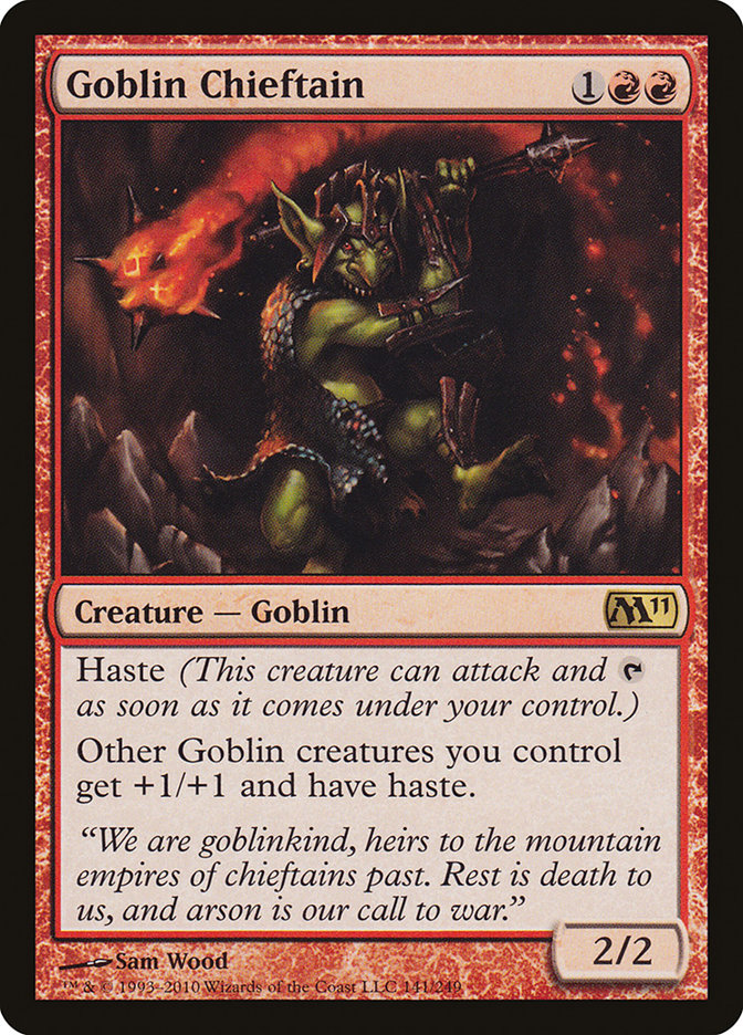 Goblin Chieftain [Magic 2011] | Kessel Run Games Inc. 