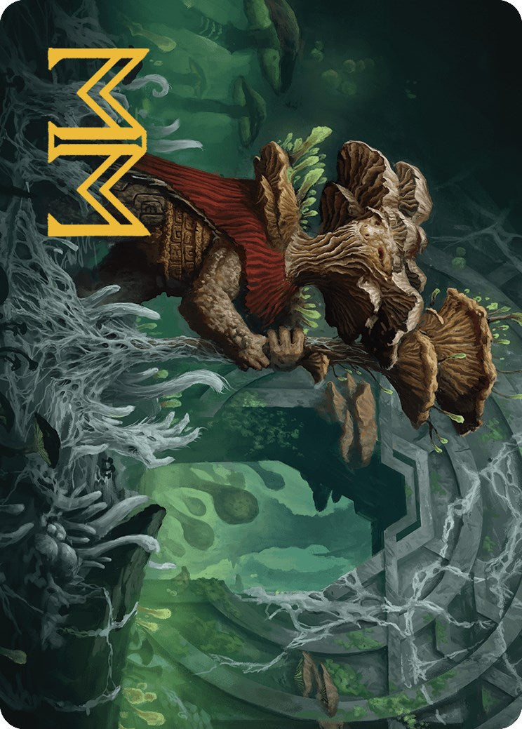 Tendril of the Mycotyrant Art Card (Gold-Stamped Signature) [The Lost Caverns of Ixalan Art Series] | Kessel Run Games Inc. 