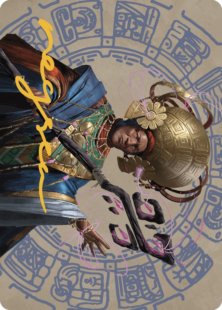 Akal Pakal, First Among Equals Art Card (46/81) (Gold-Stamped Signature) [The Lost Caverns of Ixalan Art Series] | Kessel Run Games Inc. 