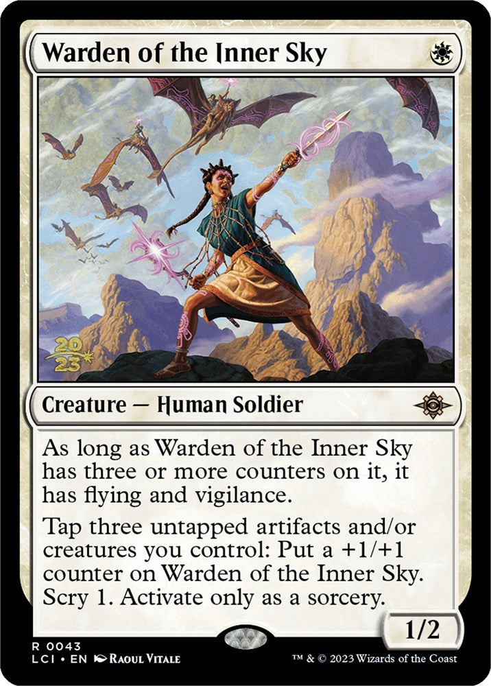 Warden of the Inner Sky [The Lost Caverns of Ixalan Prerelease Cards] | Kessel Run Games Inc. 