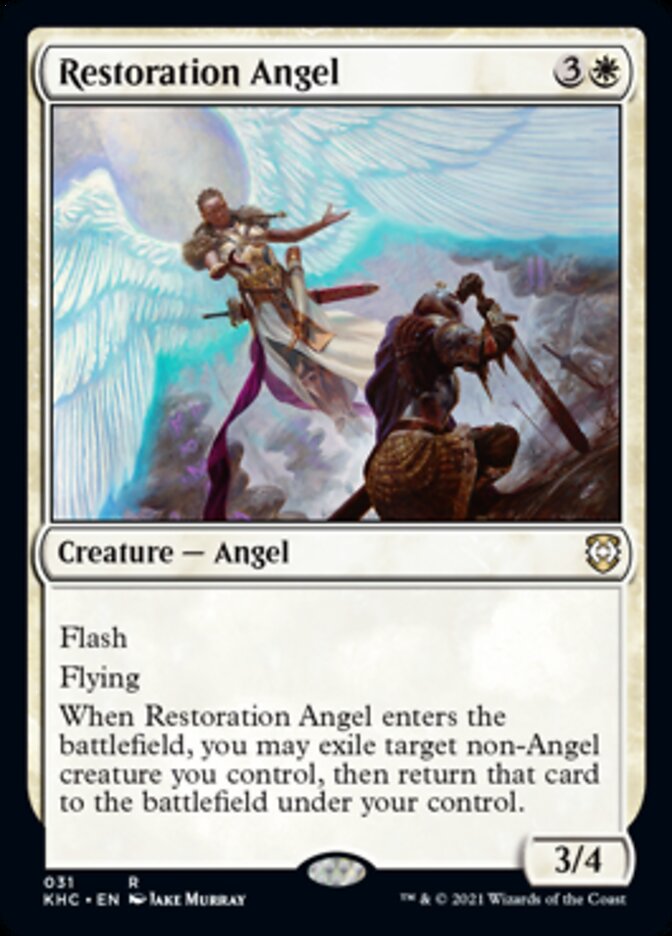 Restoration Angel [Kaldheim Commander] | Kessel Run Games Inc. 