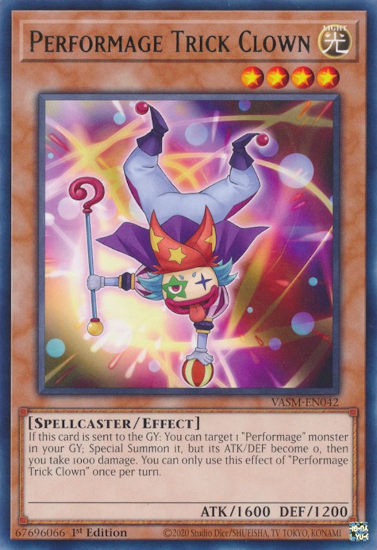 Performage Trick Clown [VASM-EN042] Rare | Kessel Run Games Inc. 