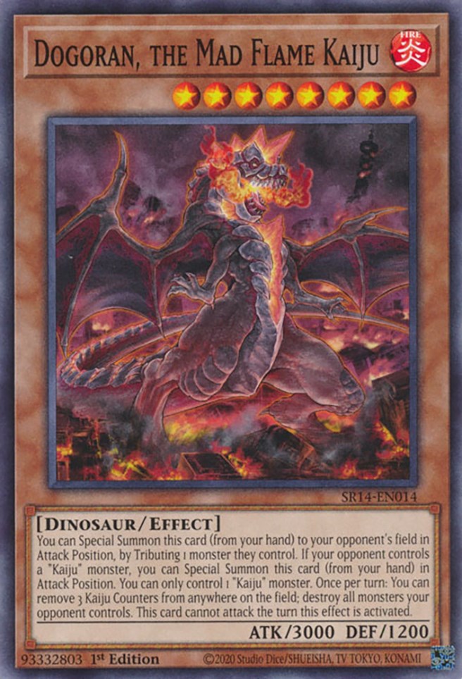 Dogoran, the Mad Flame Kaiju [SR14-EN014] Common | Kessel Run Games Inc. 