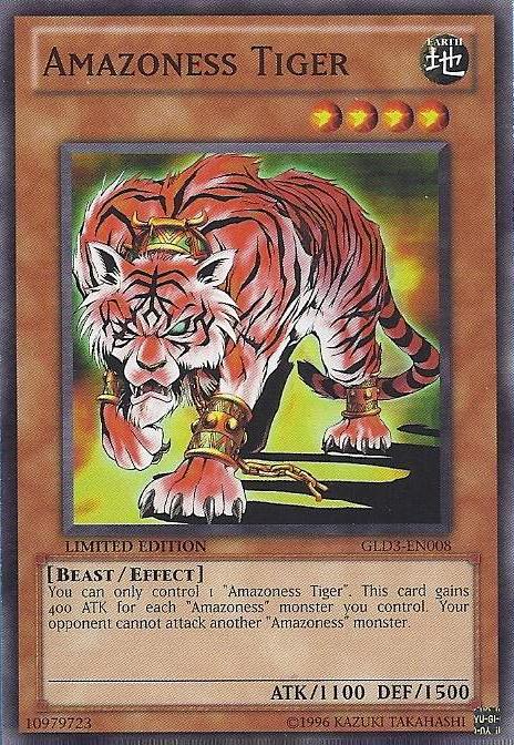 Amazoness Tiger [GLD3-EN008] Common | Kessel Run Games Inc. 
