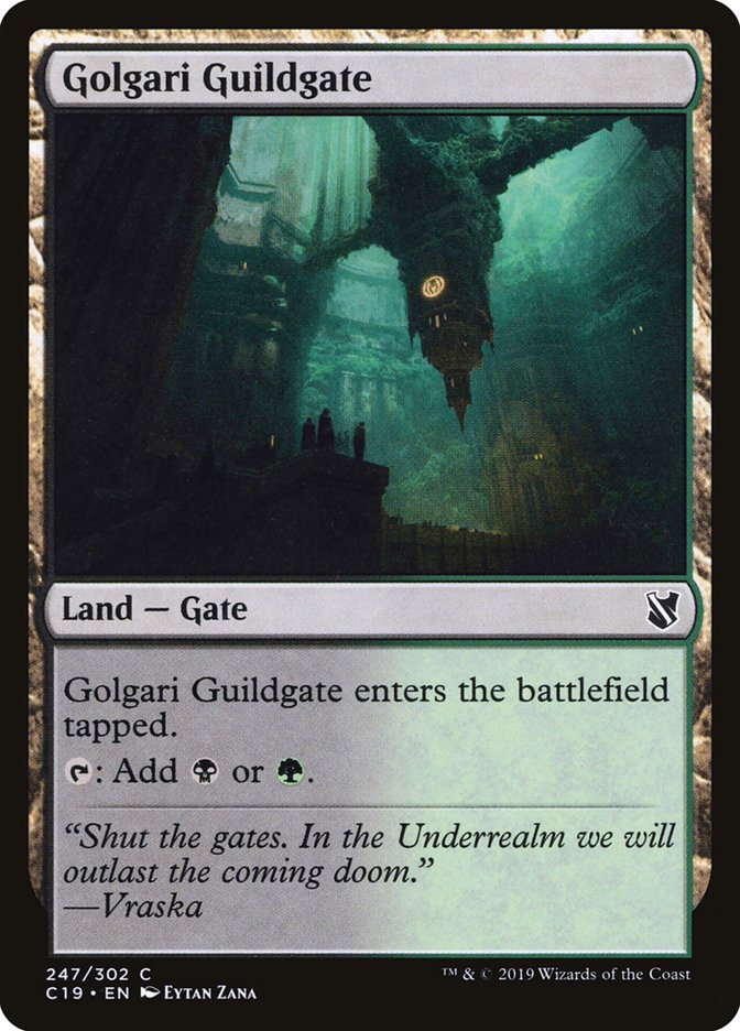 Golgari Guildgate [Commander 2019] | Kessel Run Games Inc. 