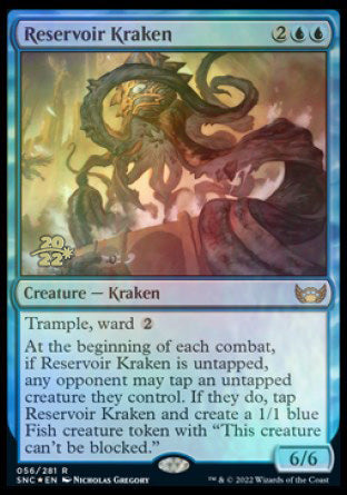 Reservoir Kraken [Streets of New Capenna Prerelease Promos] | Kessel Run Games Inc. 